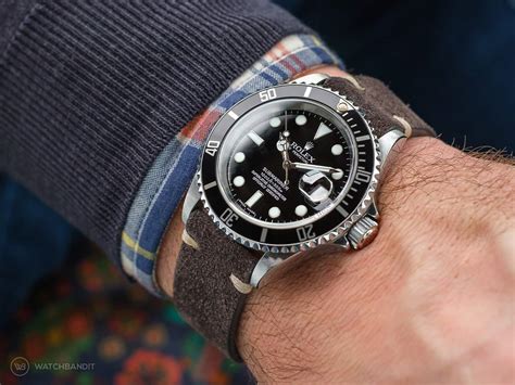 rolex submariner dive band|best straps for rolex submariner.